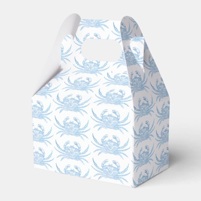 Blue Crab Favor Box (Front Side)