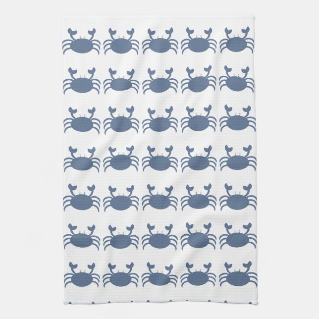 Blue Crab Kitchen Towel (Vertical)