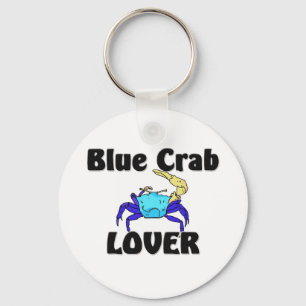 Blue Crab Lover Keychain