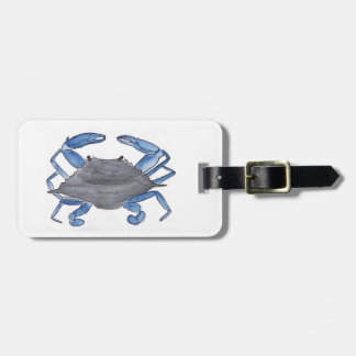 Blue Crab Luggage Tag