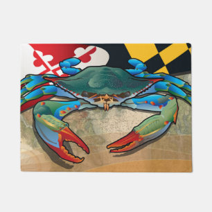 Blue Crab of Maryland Doormat