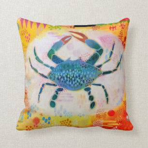 Blue Crab Pillow