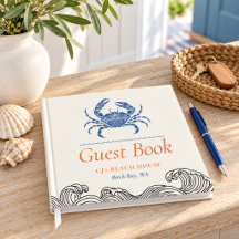 Blue Crab Vacation Rental Guest Book