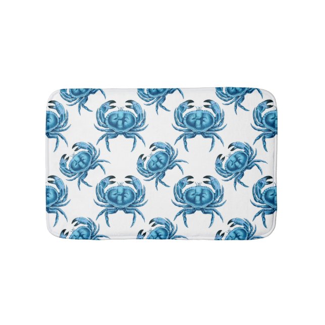 Blue Crabs Seaside Bath Mat (Front)