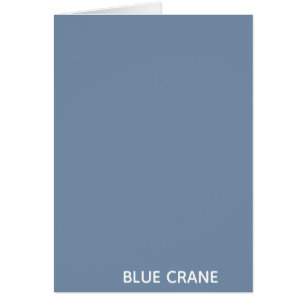 Blue Crane bleu color