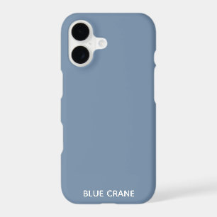 Blue Crane bleu color