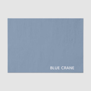 Blue Crane blue colour name Tissue Paper