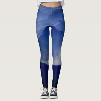 Blue Crater Leggings