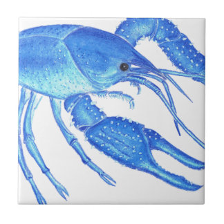 Blue Crawfish Tile