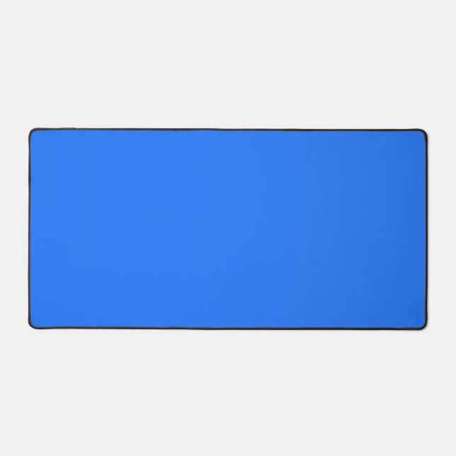  Blue (Crayola) (solid colour)   Desk Mat (Front)