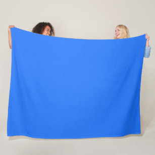  Blue (Crayola) (solid colour)   Fleece Blanket