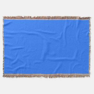  Blue (Crayola) (solid colour)   Throw Blanket