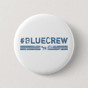 Blue Crew Democrat 2 Inch Round Button