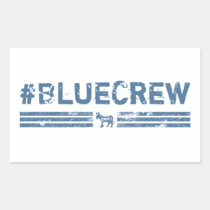 Blue Crew Democrat Sticker