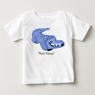 Blue Crocodile Baby T-Shirt