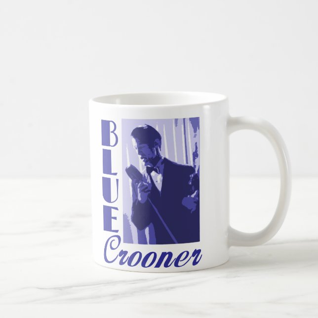 Blue Crooner Mug (Right)