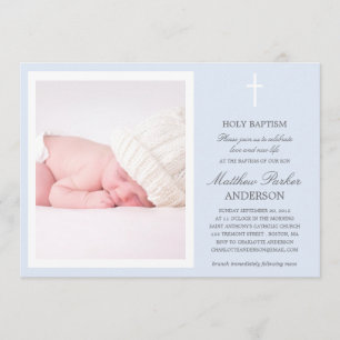 BLUE CROSS   BAPTISM INVITATION