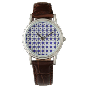 Blue Cross Motif Watch