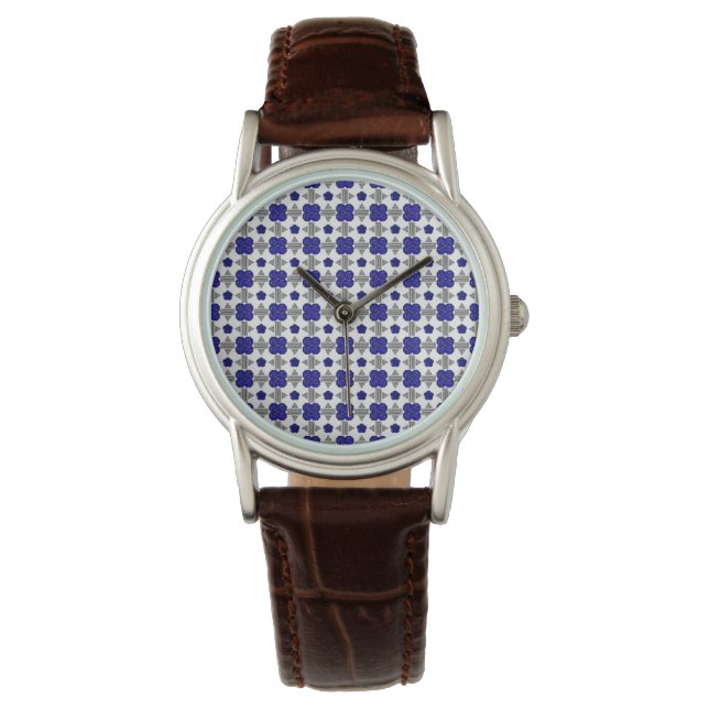 Blue Cross Motif Watch (Front)