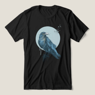 Blue crow T-Shirt Tri-Blend Shirt