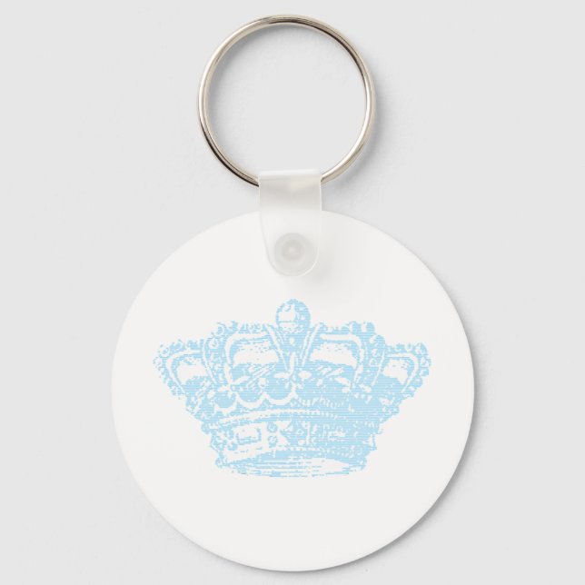 Blue Crown Keychain (Front)