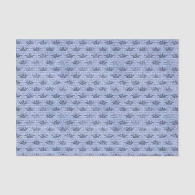 Blue Crown Newsprint Tissue Paper (Front)