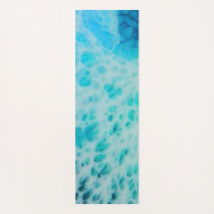 Blue Crush - Abstract Coastal Artwork Yoga Mat