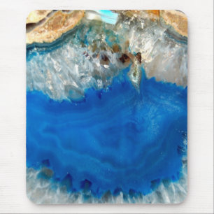 blue crystal mouse pad