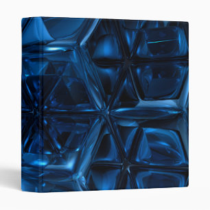 Blue Cubes Avery Binder