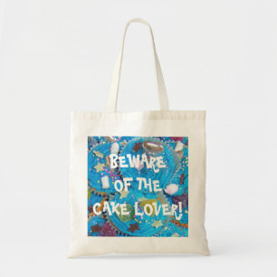Blue Cupcakes 'cake lover' tote bag