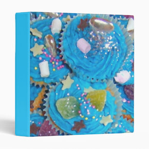 Blue Cupcakes classeur bleu