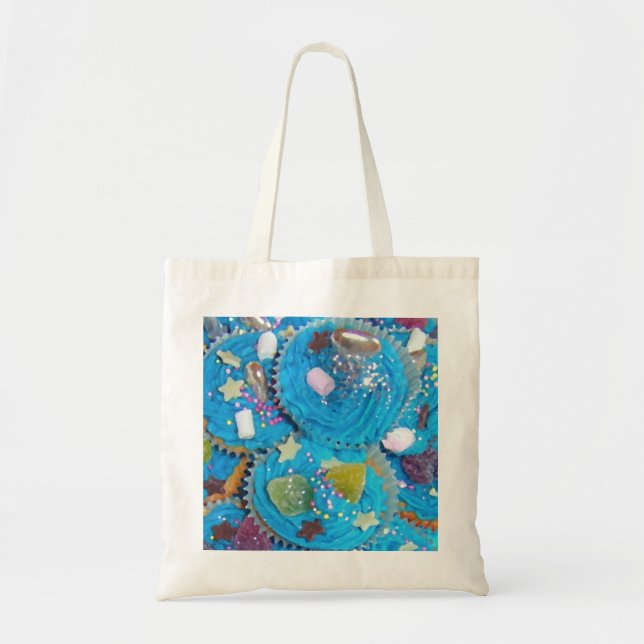 Blue Cupcakes tote bag (Front)