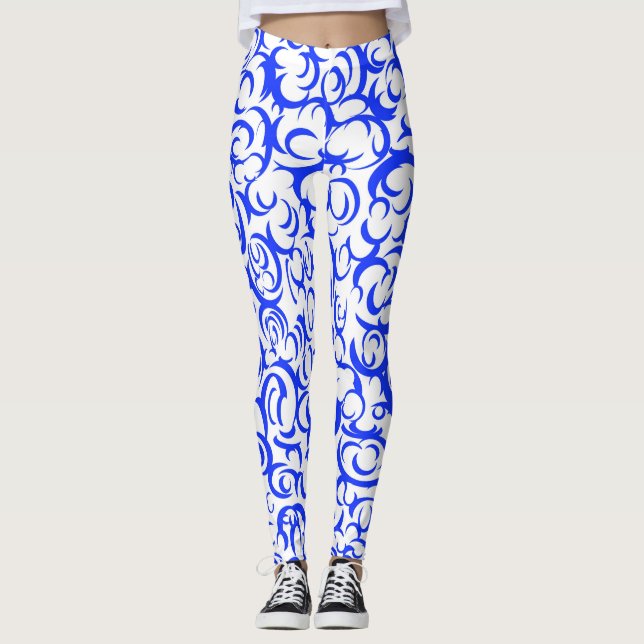 Blue Curves Leggings (Front)