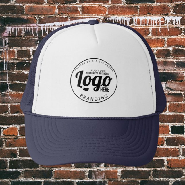 Blue Custom Logo Branded Hat (blue custom logo hat)