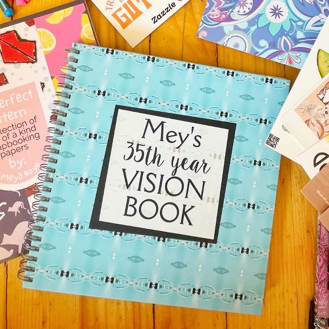 Blue Custom Name Birthday Vision Book  (Creator Uploaded)