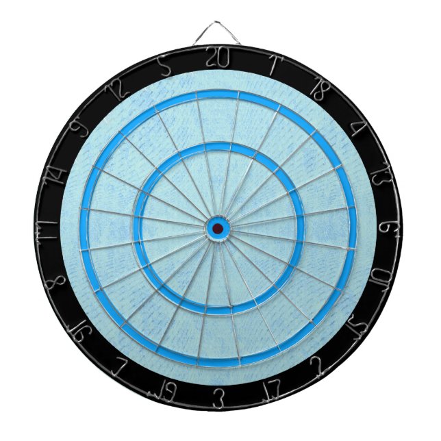 Blue Custom Regulation Size Dartboard (Front)