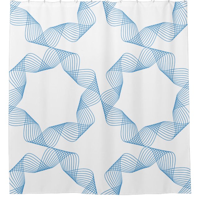 Blue, cute, simple, elegant geometric pattern art (Front)