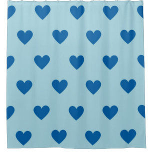 Blue Cute Simple Heart Pattern