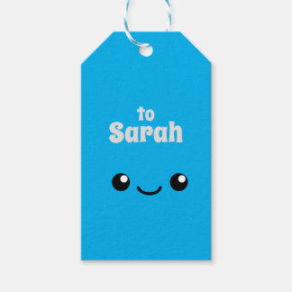 Blue Cutie Gift Tags