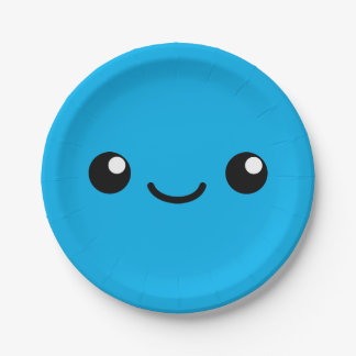 Blue Cutie Paper Plate