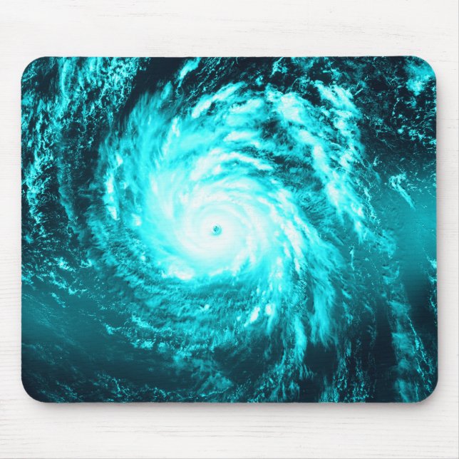 Blue Cyclone Mouse Pad (Front)