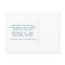 Blue D20 Dice Gamer Save the Date Postcard