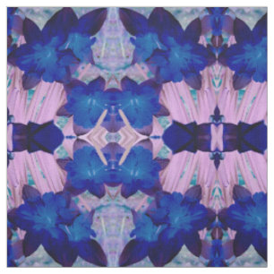Blue Daffodils Fabric