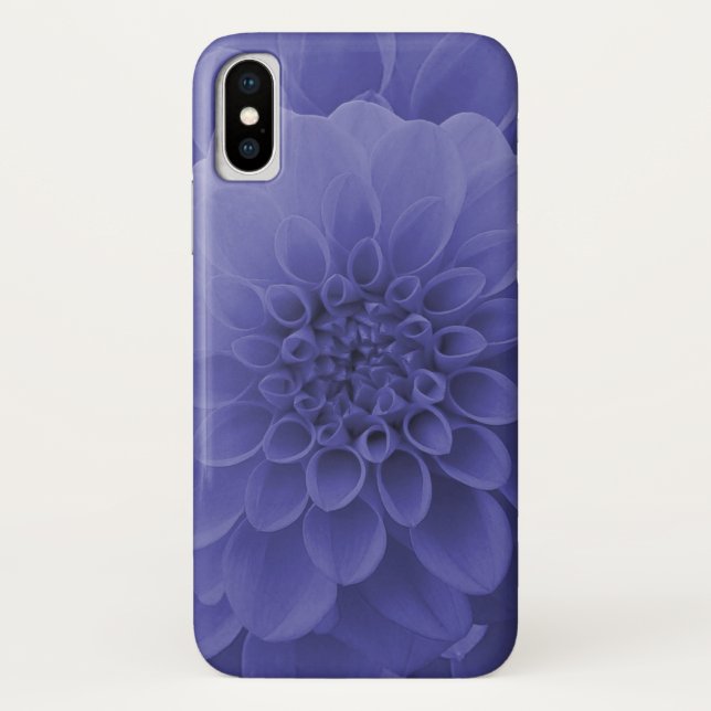 Blue Dahlia Case-Mate iPhone Case (Back)