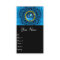 BLUE DAHLIA FLOWER PETALS SAPPHIRE GEM MONOGRAM,