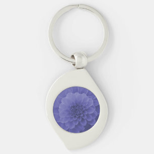 Blue Dahlia Keychain