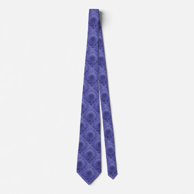 Blue Dahlia Tie (Front)