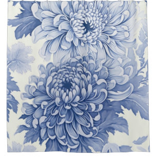 Blue Dahlia toile pattern 