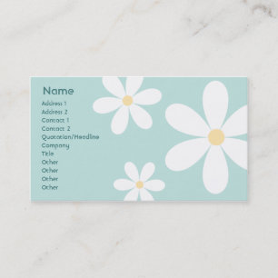 Blue Daisies - Business Business Card