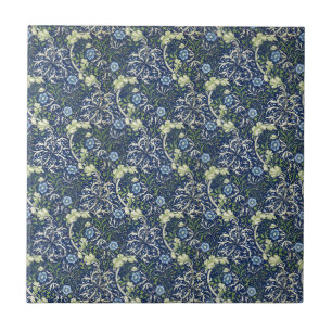 Blue Daisies by William Morris Tile